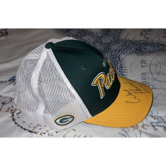 Green Bay Packers Snapback Hat Autographed Will Henderson New - Picture 4 of 4